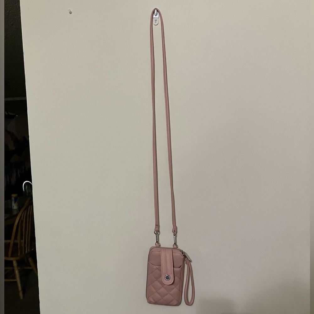 3/$25 - Pink crossbody/wristlet
